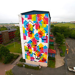 art-basel-hong-kong-building-mural-bright-colors-house-grass